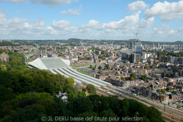 gare de Liège-Guillemins
et tour des finances